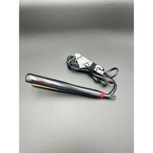 CHI Tech 1 Inch Ceramic Hair Styling Iron Flat Iron Black Red Professional Tool